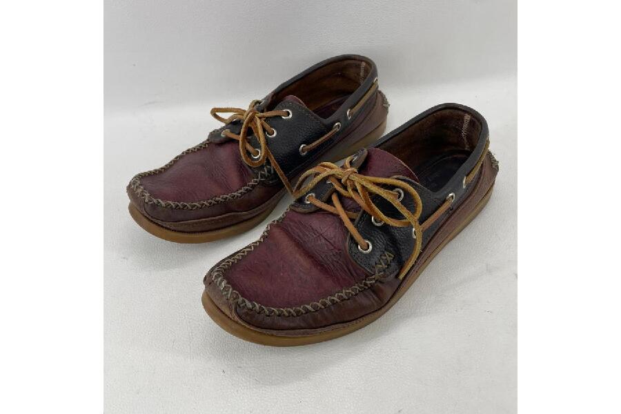 yuketen ユケテン サイズ8E 試着のみ ユケテンの風格！味わい深いブラウンデッキシューズ #入荷しました