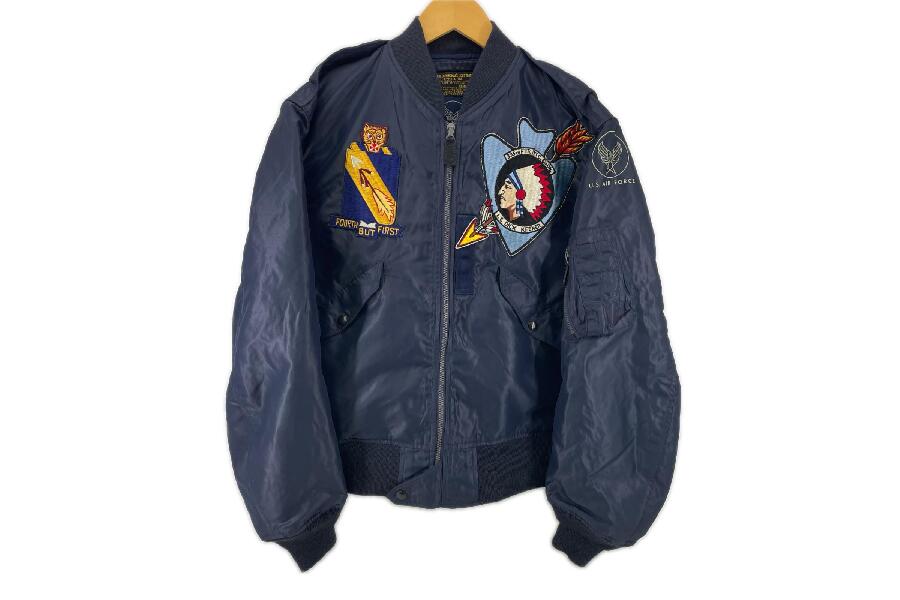 中古】バズリクソンズ L-2A フライトジャケット ワッペンカスタム