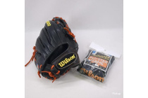 【中古品】使用感・汚れ有 Wilson A2000 ASO PRO-STOCK 軟式 野球 内野用 右投 グローブ ブラック 長さ約28.5cm MLB 2007 ◆3104/磐田店 中古品】使用感・汚れ有 Wilson A2000 ASO PRO-STOCK 軟式 野球