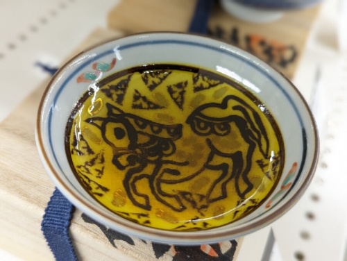 和食器買取り強化中「松本佐一」九谷干支杯を買取させていただき
