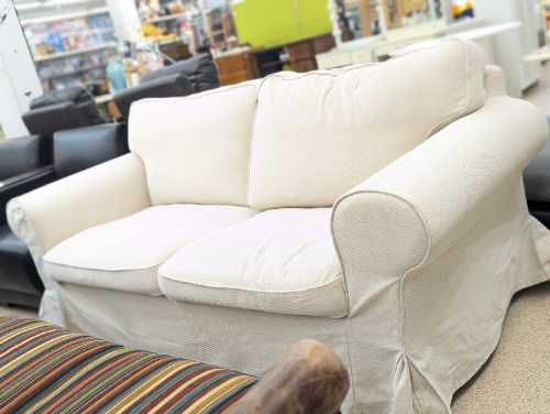 p*a様 ★送料込★ 2人掛け ソファ イケア エークトルプ IKEA EKTO EKTORP エークトルプ 2人掛けソファ, キランダ ダークブルー - IKEA