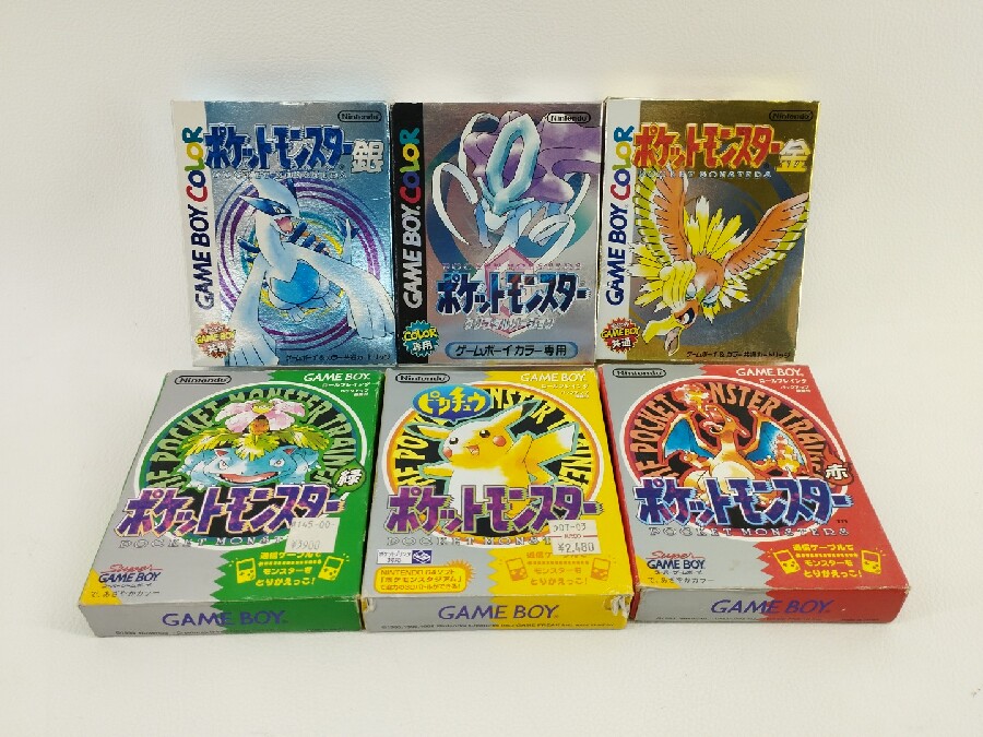 大人気ポケットモンスターシリーズの完備品をお買取させていただきまし
