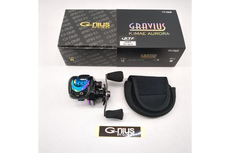 未使用品 G-nius ジーニアス GRAVIUS グラビアス ベイトリール K