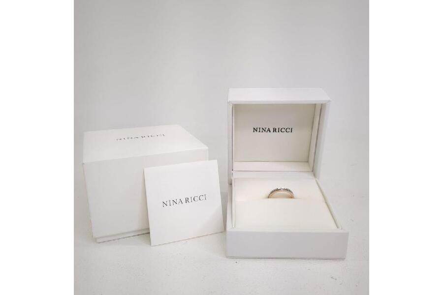 極美品 NINA RICCI ニナリッチ リング K18 Pt900 3.6g