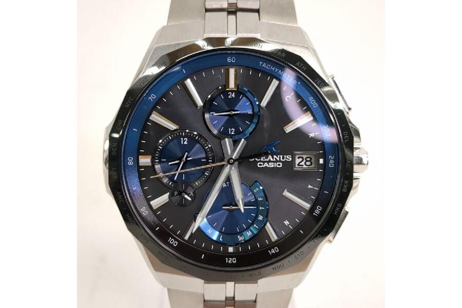 【極美品】箱・取説付　レディース　CASIO OCEANUS カシオ　オシアナス風防汚れや傷ありません