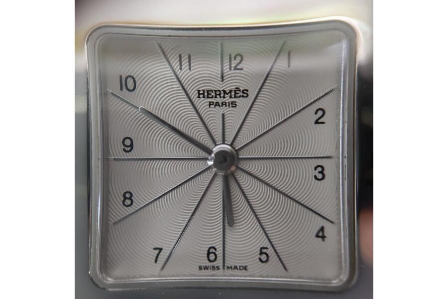 HERMES エルメス Hウォッチ HH1.210 クォーツ SS ホワイト