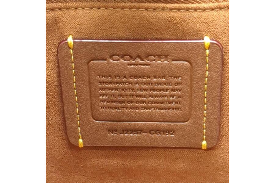COACH コーチ フィールド トート 22 プラッド プリントCG CG192