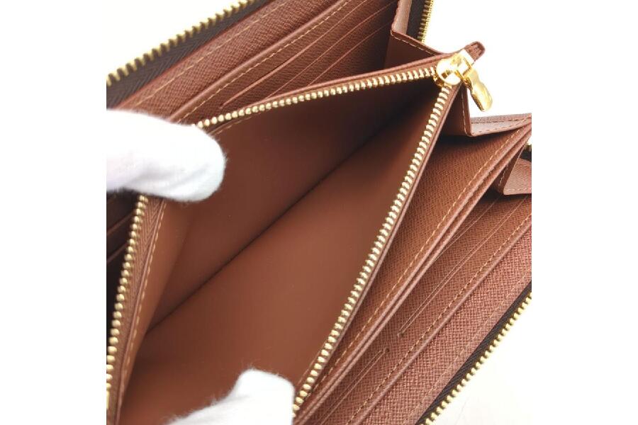 LOUIS VUITTON ブラウンモノグラムジッピーウォレット 程度S LOUIS VUITTON ブラウンモノグラムジッピーウォレット 程度S
