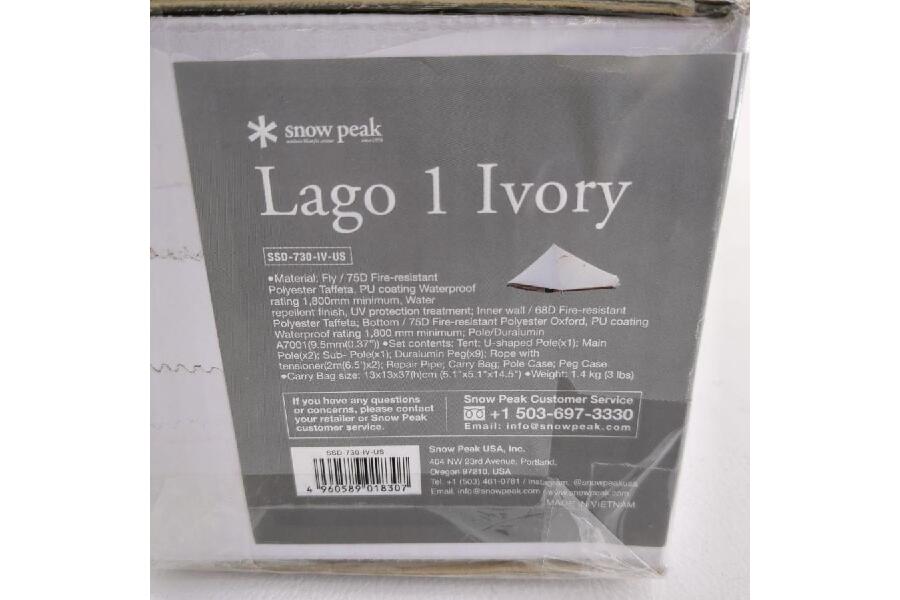Snow Peak 新作！LAGO 1 アイボリーの魅力発見！ #入荷しました