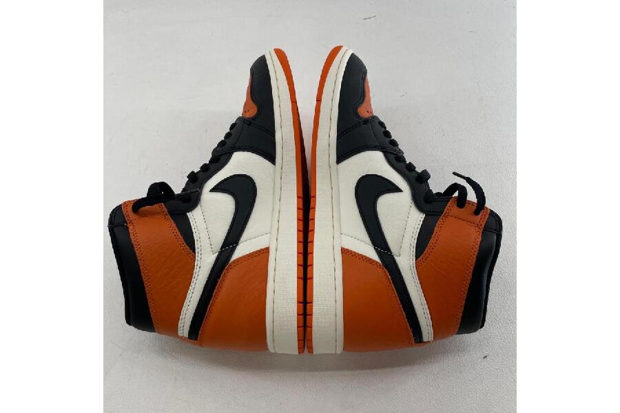 29cm】エアジョーダン1レトロハイOG オレンジ×ブラック メンズ