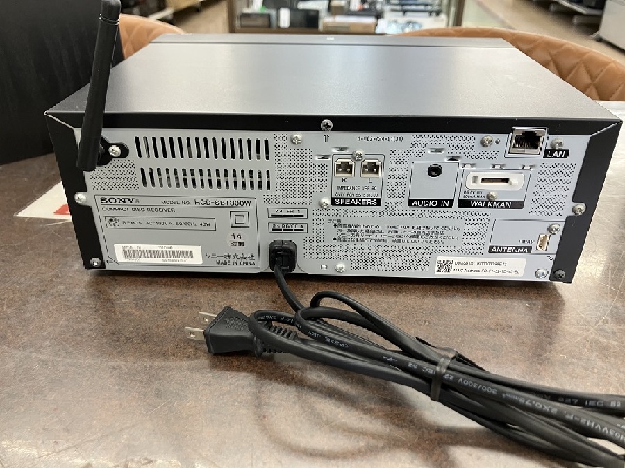 SONYのミニコンポ CMT-SBT300W のご紹介です｜2026年06月01日｜静岡県