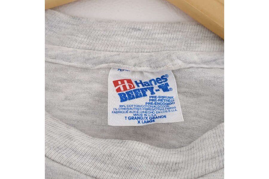 90s MOONEYES Tシャツ Hanes USA製 ピンスト ビンテージ 90's Hanes ”MOONEYES” T-Shirt L / ヘインズ ムーンアイズ T