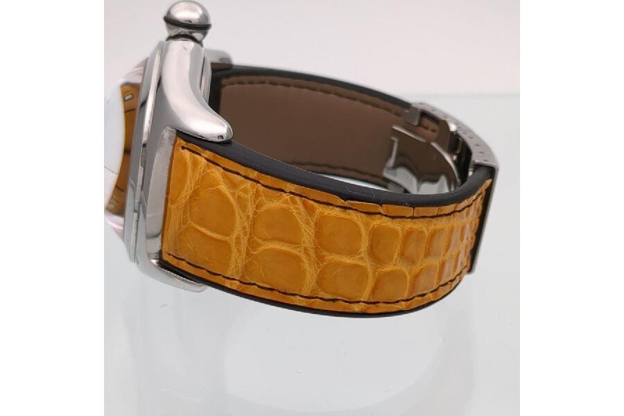 コルム 163 150 20 バブルデイト クォーツ レザー オレンジ CORUM