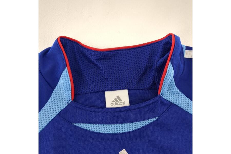 2006年のサムライブルーのアディダスのTシャツ 80sUSA製adidasアディダスサッカーゲームシャツTシャツ
