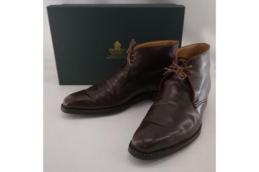 クロケットアンドジョーンズ チャッカブーツ 7 1/2E TETBURY ブラウン