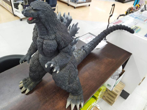 フィギュア 巨大ゴジラ ソフビ 巨大なゴジラのソフビフィギュア「ゴジラ（1989）1／80ソフビ