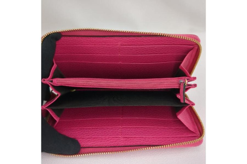 グッチ 長財布 GGマーモント 456117 ラウンドファスナー ピンク