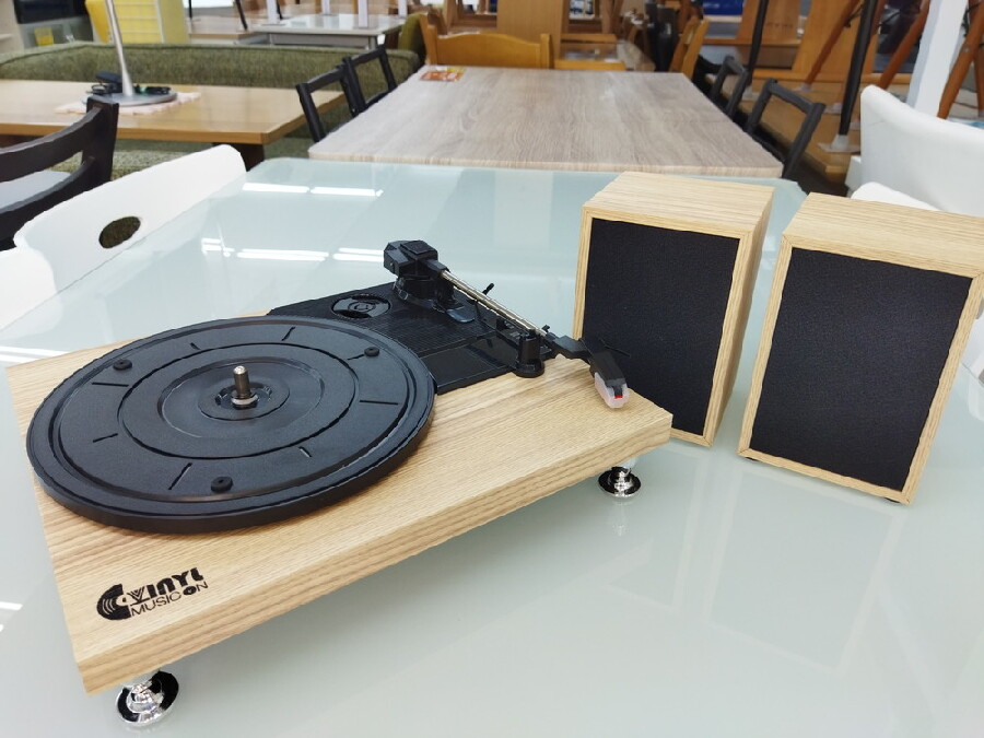 VINYL MUCIC ON レコードプレーヤー VMO-013 ターンテーブル 入荷しま