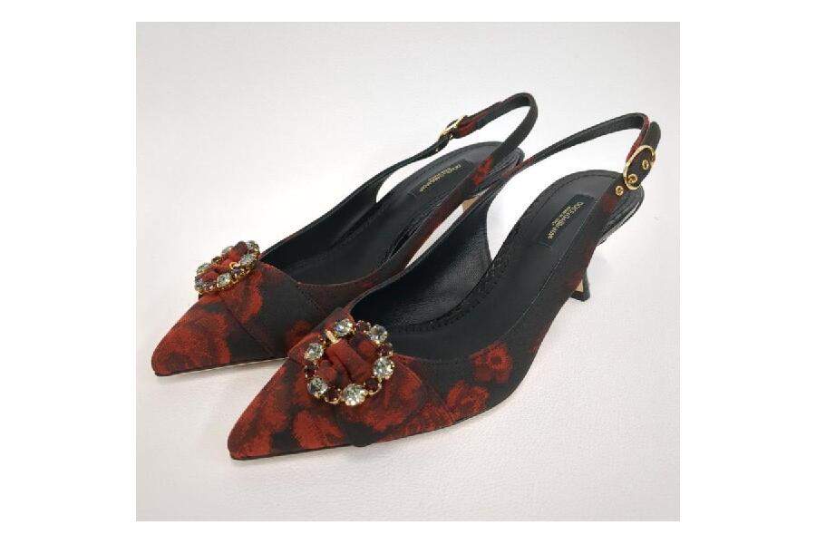 Dolce & Gabbana サンダル・ミュール 花柄 レディース サイズ38.5 25.5 