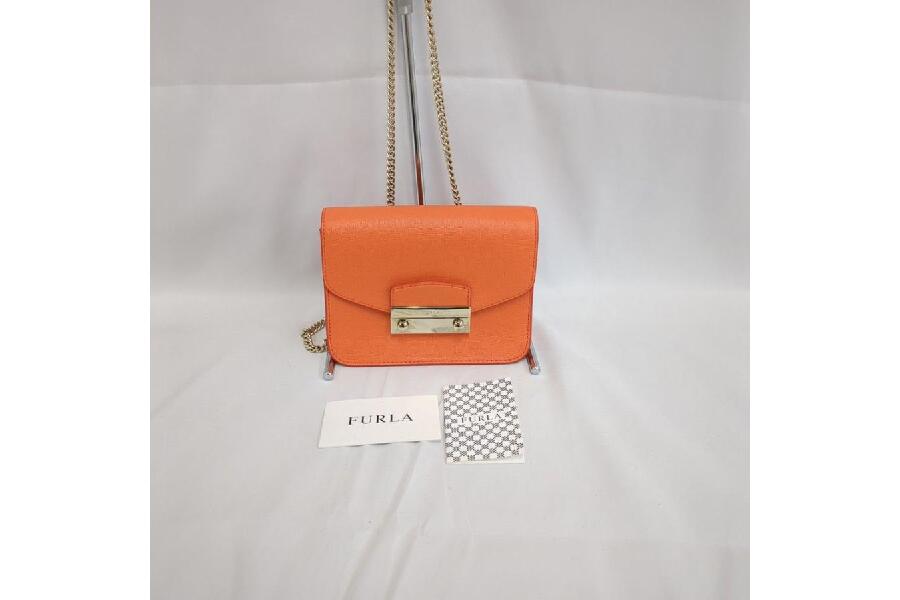 FURLA フルラ メトロポリス ミニクロスボディ チェーン ショルダー