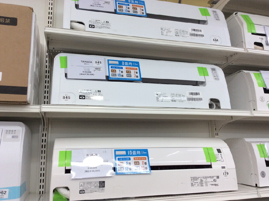 6畳用～23畳用まで、中古エアコン大量展示販売中です！｜2024年06月08日｜静岡県のリサイクルショップ ピックアップ静岡登呂店