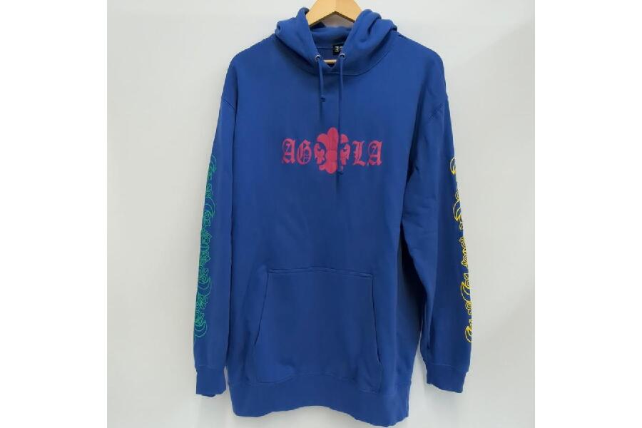 A&G メンズ POパーカー SIZE XXL ブルー エーアンドジー プル