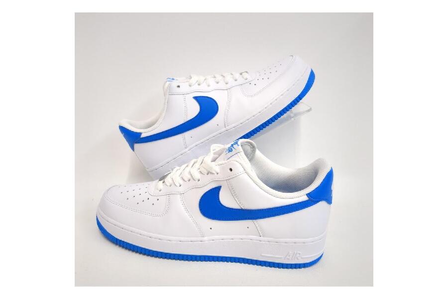 Nike スパイクシューズ ホワイト/ブルー 収納バッグ付き Nike スパイクシューズ ホワイト/ブルー 収納バッグ付き