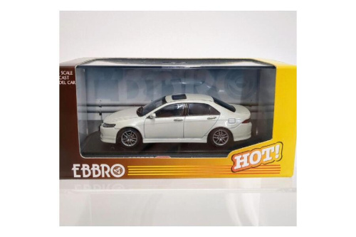 1/43 ホンダ　アコード　ユーロR　ミニカー　プレミアムホワイトパール EBBRO HONDA ACCORD EURO R プレミアムホワイトパール 1/43