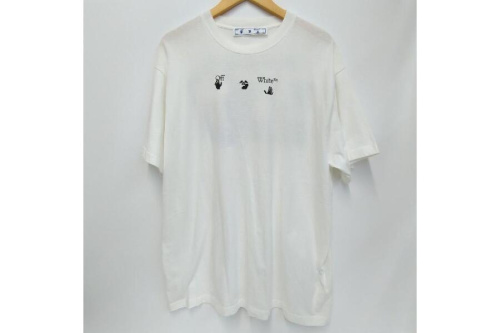 OFFWHITE LG-425 メンズ ホワイト Tシャツ SIZE S オフホワイト 入荷