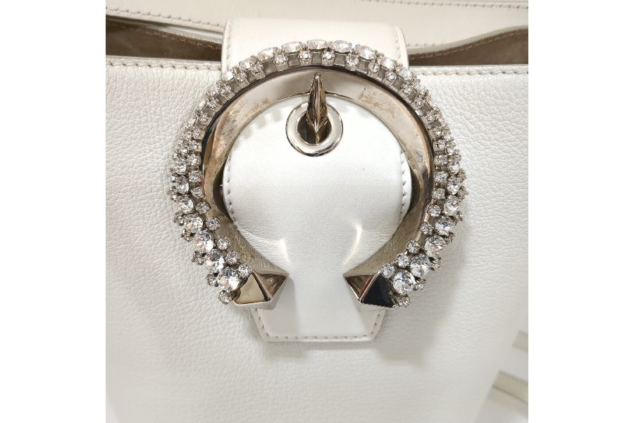 JIMMY CHOO ジミーチュウ ビジューバックル付 2WAYショルダー