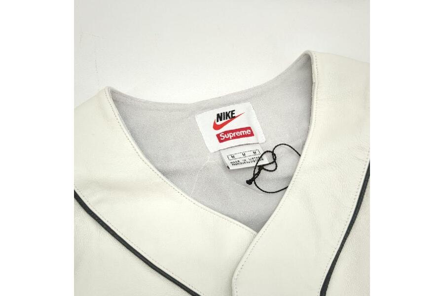 19FW Supreme Nike Leather Baseball ホワイト 19FW Supreme Nike Leather Baseball ホワイト