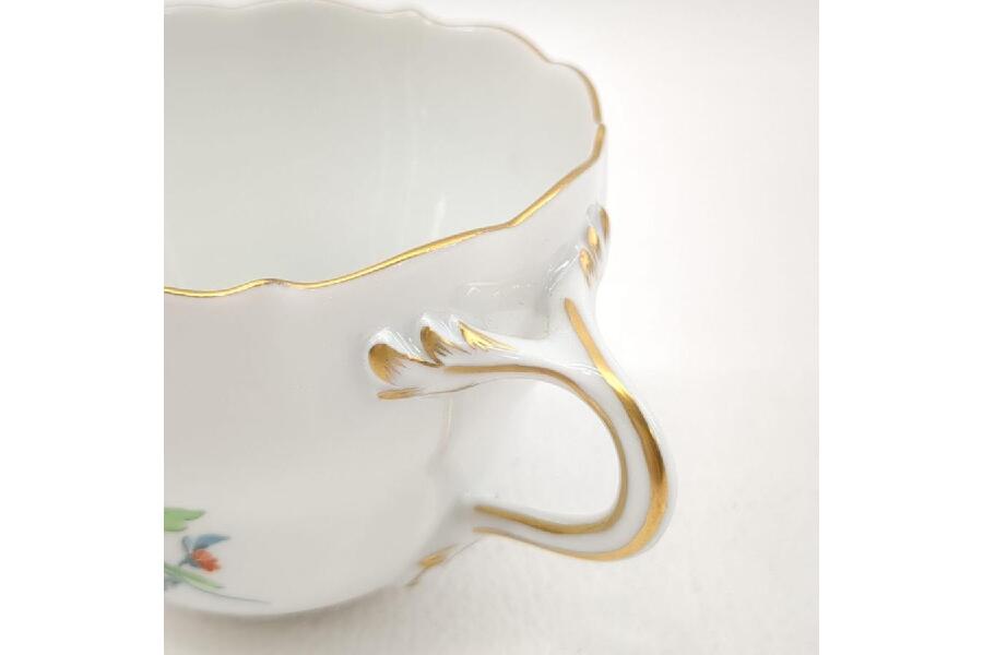 マイセン カップ&ソーサー ベーシックフラワー MEISSEN 1客 マイセン カップ&ソーサー ベーシックフラワー MEISSEN 1客