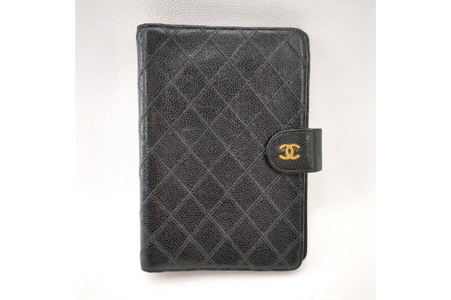 CHANELキャビア手帳 上品なブラックの逸品 #入荷しました