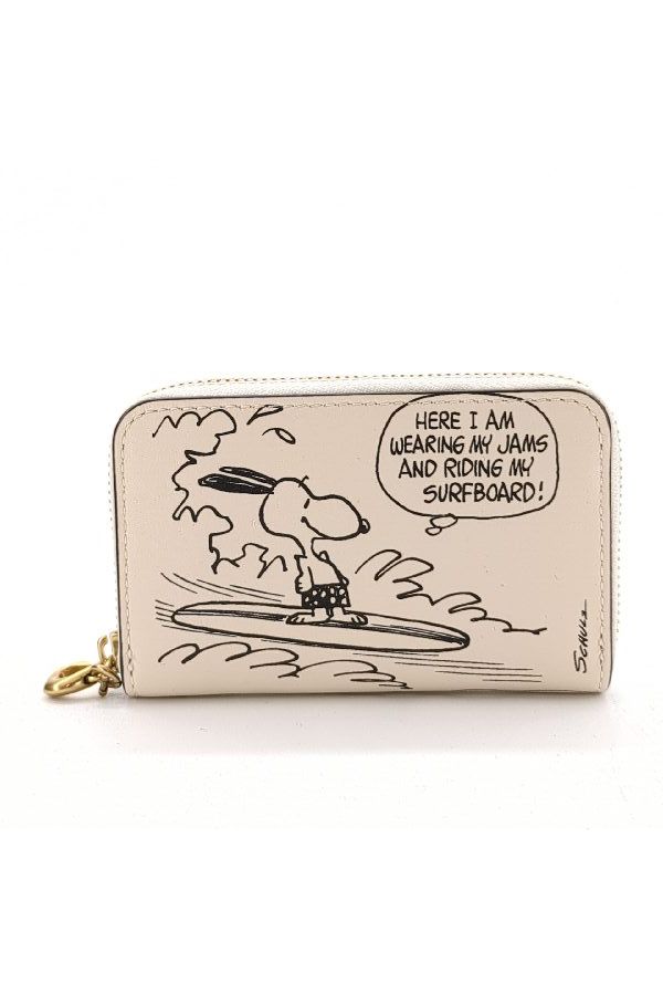【COACH X PEANUTS】フラグメントケース／カードケース 公式】コーチアウトレット | 【COACH X PEANUTS】ジップ カード