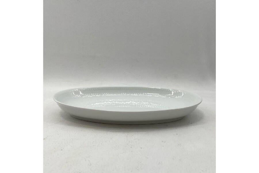 EC出品中】ロイヤルコペンハーゲン ホワイトパルメッテ オーバル