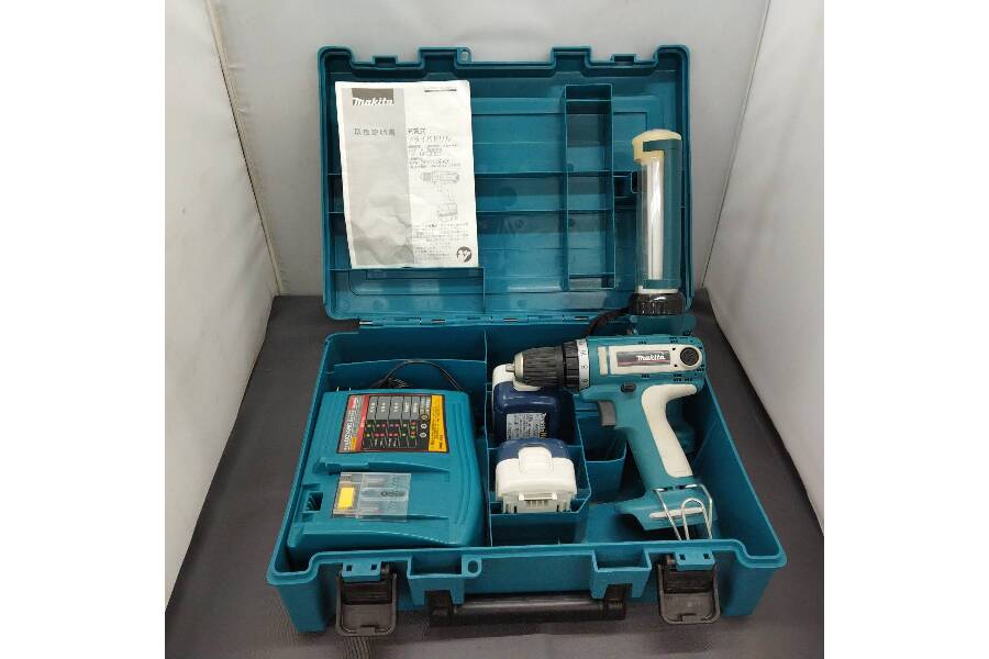 中古　工具　ドリル 昔懐かしの電動工具でもまだまだ現役で使えます。【マキタ 充電式