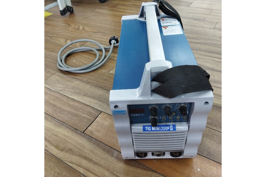 【引取限定】ダイヘン　TIGMINI200PⅡ　TIG溶接機　中古美品【うるま市田場】 ダイヘン DAIHEN 小形TIG溶接機 TIGMINI200PⅡ VRTPM-202(S-2) －中古