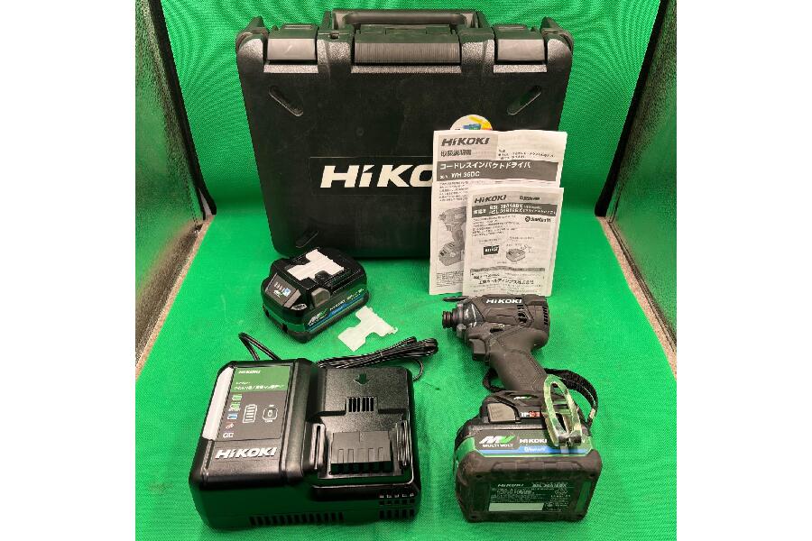 インパクトまとめ売り 入荷速報】HiKOKI WH36DC ストロングブラック インパクトドライバ美品