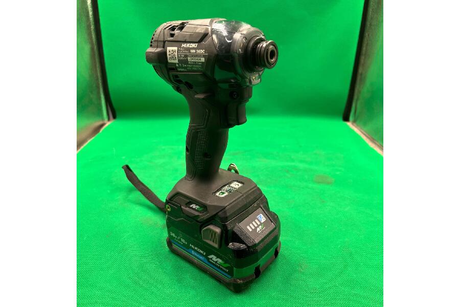入荷速報】HiKOKI WH36DC ストロングブラック インパクトドライバ美品