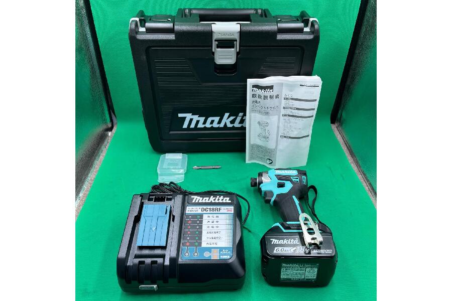 マキタ 18V 充電式インパクトドライバ TD173DGXTB（ターコイズブルー