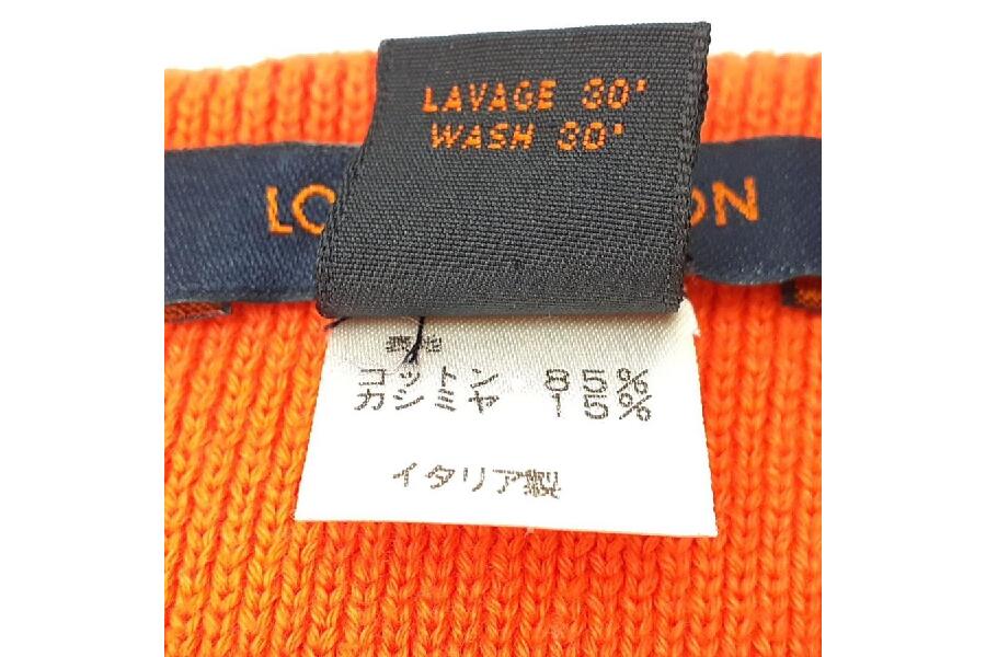 極美品 LOUISVUITTON オレンジ マフラー 正規品 - メルカリ
