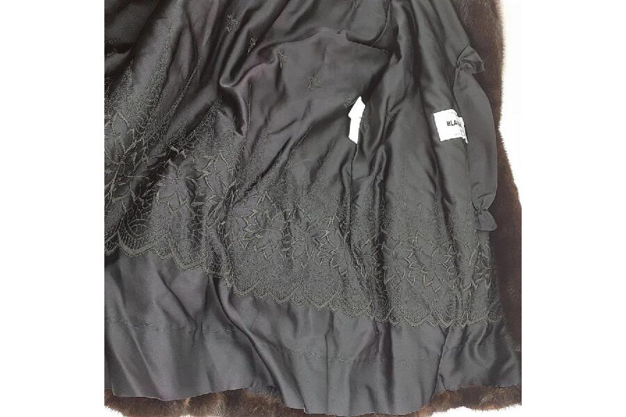 MG SABLE FUR ダークランチミンク ハーフコート レディース SIZE Free 