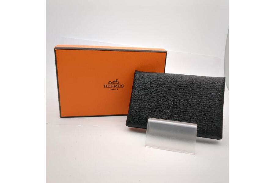 20-60代 人気ファッションブランド 美品】HERMES 名刺入れ カードケース カルヴィ エルメス 小物
