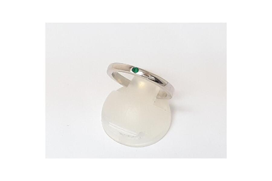 ティファニー シルバー925 リング エメラルド エルサペレッティ  