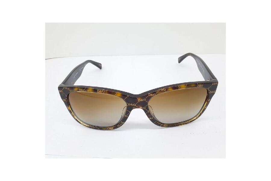 ドルチェ＆ガッパーナ D&G サングラス DG4158PF ブラウン 総柄セル 