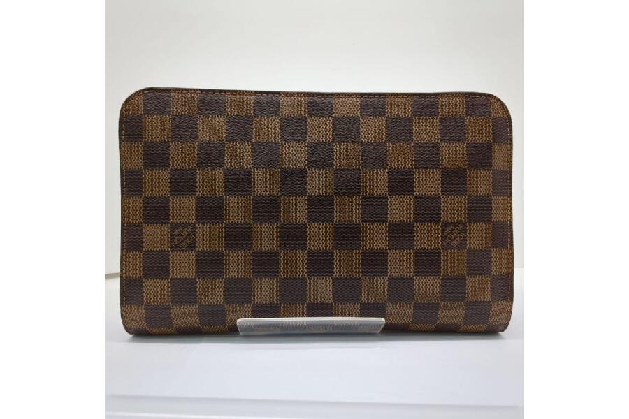 LOUIS VUITTON ブラウン クラッチバッグ LOUIS VUITTON ブラウン クラッチバッグ中古