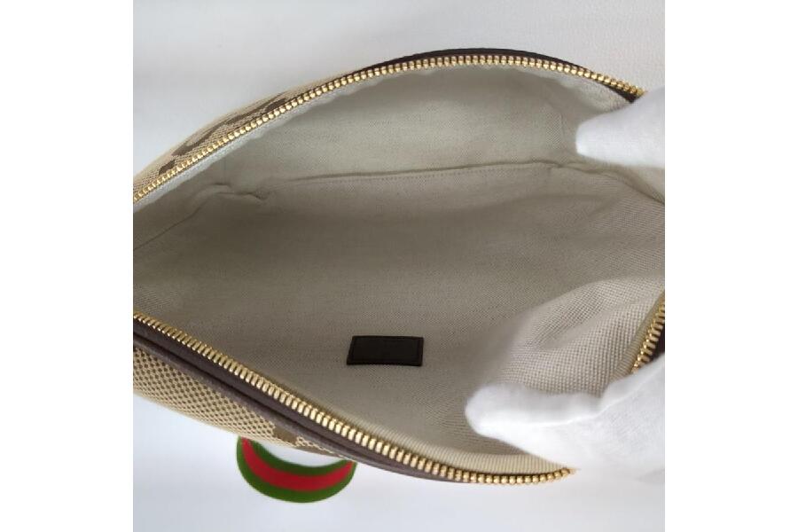 未使用同等】GUCCI グッチ ベルトバッグ ジャンボGG キャンバス
