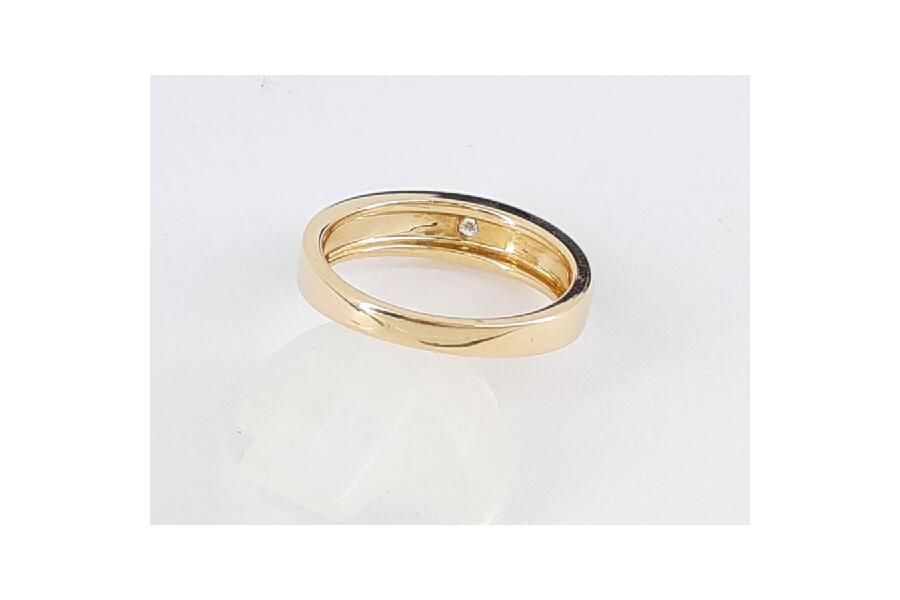 K18YG パール フィレンツェ彫り　新品 VICTOR MAYER ヴィクターマイヤー リング K18xエナメル 4.99g