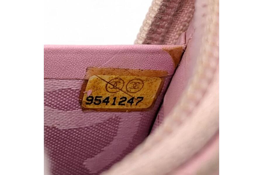 CHANEL シャネル カンボンライン 長財布 オーガナイザー ピンク
