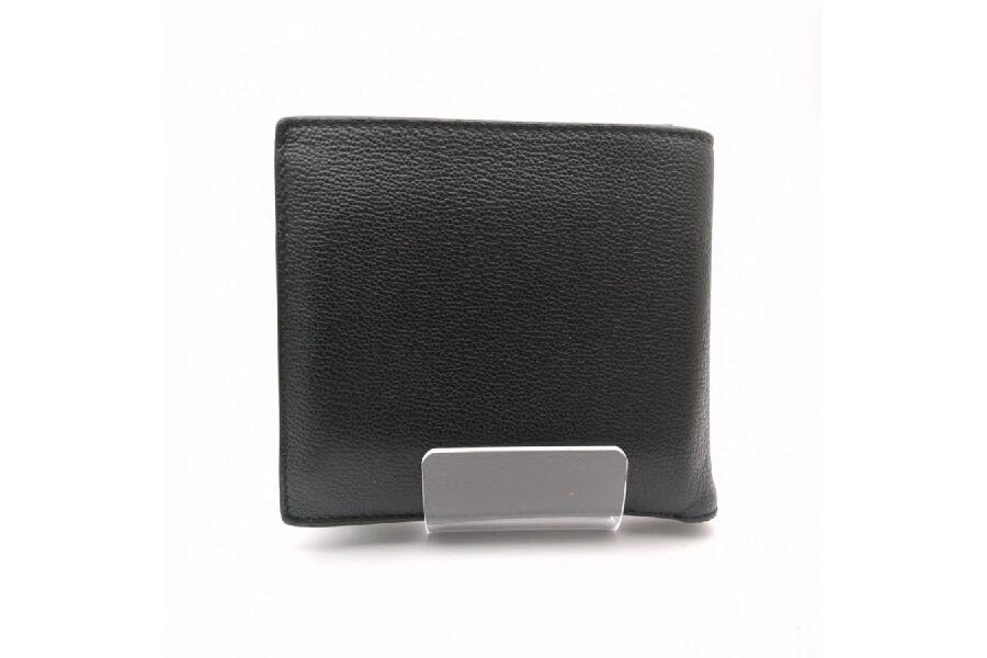 BVLGARI ブラック コンパクト折り財布 希少 ブルガリ ブルガリブルガリマン 二つ折り財布 コンパクト